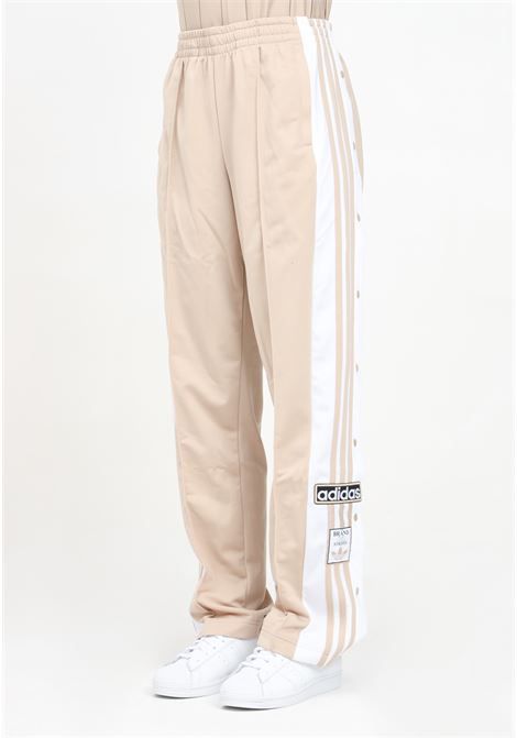 Pantalone sportivo Adibreak beige da donna ADIDAS ORIGINALS | IY2130.